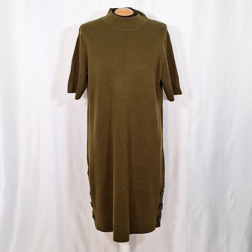 ❤️‍🔥💛Ann Taylor Olive Green sweater dress